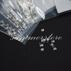 10 Pcs Dental Orthodontic Traction Hook Caplin Hook Round Base Bondable 1 Bag
