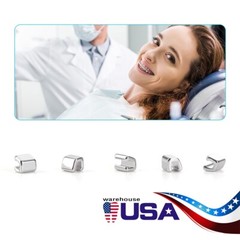 AZDENT Dental Orthodontic Crimpable Hook Stops Stainless Steel for Arch wires