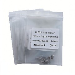 30Packs Dental Buccal Tube 1st Edgewise .022 Molar Bondable No-cov Orthodontic