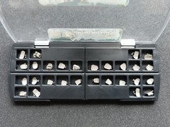 1 Set Dental Orthodontic Metal Lingual Brackets Brace Buccal Tubes 28pcs/set
