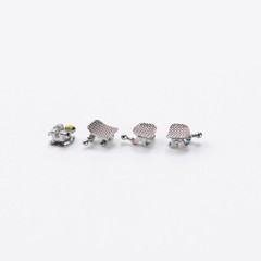 2Packs Orthodontic Brackets Hook 345 Roth/MBT 022” MIM Metal Braces EASYINSMILE