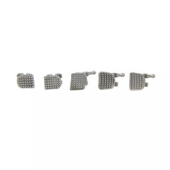 Dental Orthodontic Mini Brackets Metal Braces Roth MBT 022 345 Hooks MIM 5-5