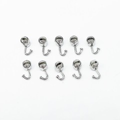 Dental Orthodontic Crimpable Hook Torque Spring Lingual Buttons Long Short Stop