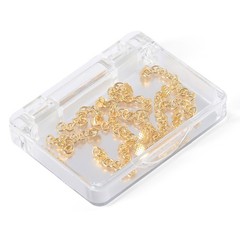10pcs AZDENT Dental Orthodontic Lingual Button Chain Gold Bondable