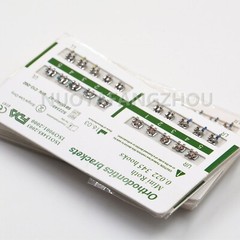 5 Sets Dental Teeth Brackets Mini Roth 022 345 Hooks Mesh Base Ultrathin Braces