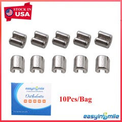 10Pcs/Pack Dental Orthodontic Crimpable Hook Stop Orthodontic Stops Easyinsmile