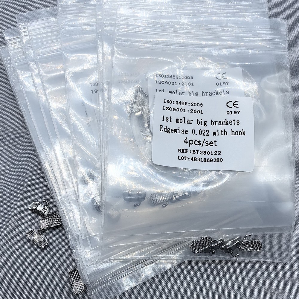 20Kits Dental 1st Brackets Molar Wide Big Bracket Orthodontic Edgewise 022 Brace
