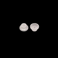 Dental Lingual Button Ceramic Clear Invisable Retainer Aligner Bondable Round