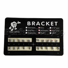 Yoka Dental Orthodontic Bracket Metal Braces Mini Roth 022 Slot 3-4-5 Hooks