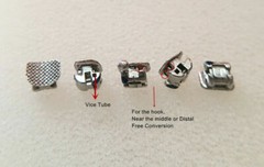 Dental Ortho Self-Ligating Brackets Vice Tube Damon Ormco Brace MBT/Roth 345Hk