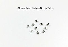 Dental Orthodontic Crimpable Hooks Steel Stainless Accessories Long Curved Short