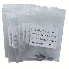 30Packs Dental Buccal Tube 1st Edgewise .022 Molar Bondable No-cov Orthodontic