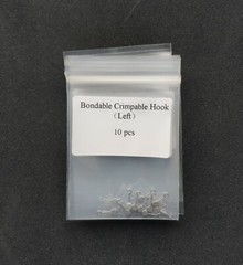 10Pcs Dental Orthodontic Bondable Crimpable Hooks Surgical Long Hook Right/Left