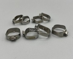 Dental Orthodontic 1st Molar Bands Buccal Tubes Roth 018 U1/L1 Size #29-44+ Band