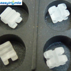 5packs Dental Orthodontic Bracket Ceramic Clear Mini Braces Roth 3 with Hook 022