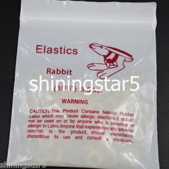 CLEAR X-HEAVY 6.5 OZ ORTHODONTIC ELASTIC BRACES DENTAL RUBBER BANDS 1/4 5/16 3/8
