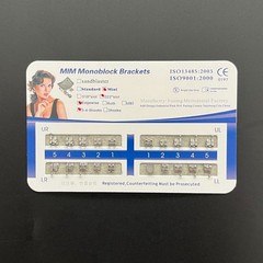 30Set Dental Orthodontic Brackets MIM Monoblock Mini Roth/Edgewise 022 345 Hooks
