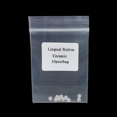 Dental Lingual Button Ceramic Clear Invisable Retainer Aligner Bondable Round