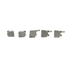Dental Orthodontic Brackets Metal Brace MIM MINI Roth MBT 022 018 345 With Hooks
