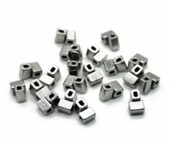 10pcs/bag Dental Orthodontic Lingual Buttons Stop Crimpable Hooks Torque Spring