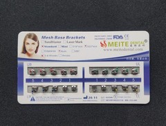 5 Sets Dental Orthodontic Metal Brackets Braces Standard Roth MBT Mesh Base