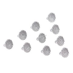 100 Pcs Dental Direct Bond Eyelet Round Base Lingual Button Integral Inblock