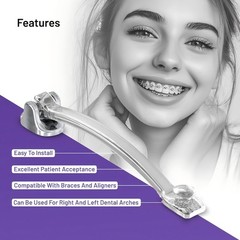 Orthodontic Class II Clear Distalizer Appliance Corrector 16 18 20 23 23 27mm