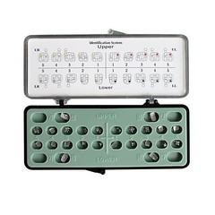 10Sets Dental MIM Orthodontic Brackets Buccal Tubes Mini Roth 022 345 Hooks 6-6