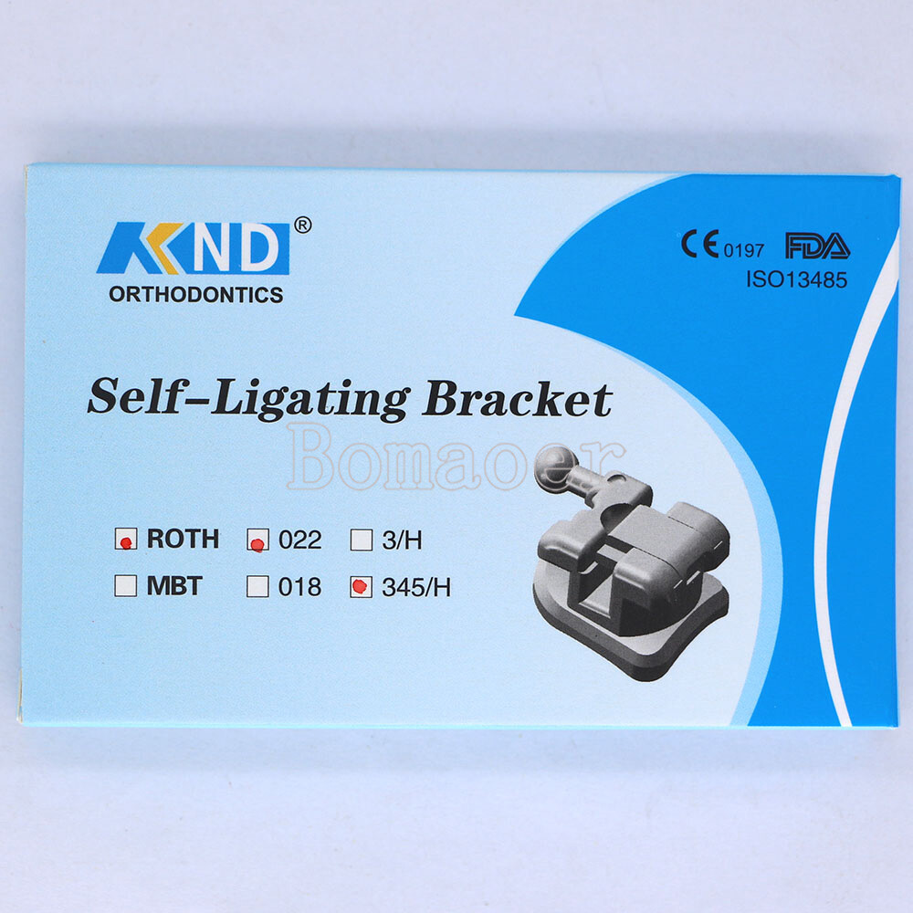 1kit Orthodontic dental self-ligating bracket brace Roth 022 345 hooks 28pcs/kit