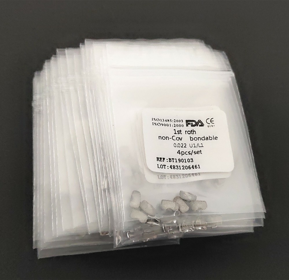 100Packs Dental Orthodontic Buccal Tube 1st Roth.022 Molar Bondable No-cov