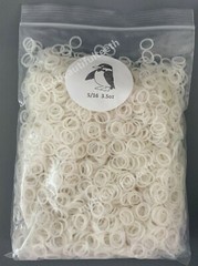 5000Pcs Dental Elastics Bands Elastic Ties Tie Brackets Colorful Clear 5/16 3.5O
