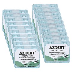 Dental Orthodontic Buccal Tube 1st Molar MBT022 Monoblock Bondable Single AZDENT