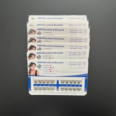 50 Sets Dental Orthodontic Metal Bracket MIM Monoblock Mini Roth 022 no hooks