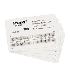 10 X Dental Brackets Orthodontic Braces Mini/Standard MBT/Roth 022/018 Hooks 345