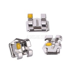 10 X Dental Orthodontic Brackets Mini/Standard MBT/Roth .022/018 Hooks 3/345 US