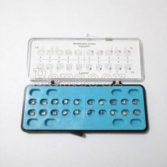 10 kit Dental orthodontic mental bracket brace 0.022 MIM mini roth slot 345 hook