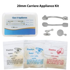 Orthodontic Class II Appliance Kit Corrector Carriere Bondable Rubber Bands