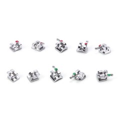 Dental Orthodontic Brackets Braces Roth/mbt 022/018 3/345 Hk/Ni-Ti Arch Wires