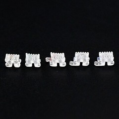 STAR ABSOLUTE Dental Orthodontic Sapphire Ceramic Bracket Brace Roth MBT 022 345
