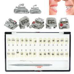 Dental Orthodontic Self-Ligating Bracket Metal Braces Roth MBT 022 Ormco Damon Q