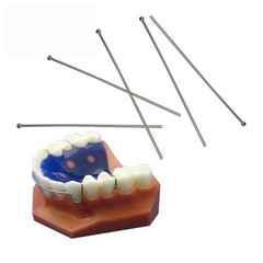 10pcs Dental Ball Retainer J Clasp Wire Oblique Clasps Bars Y-Type Scheu Style