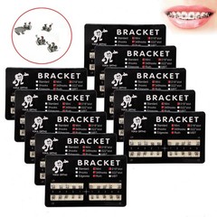 Dental Orthodontic Bracket Braces Roth/MBT 345 Hooks /Round Super Arch Wire Niti
