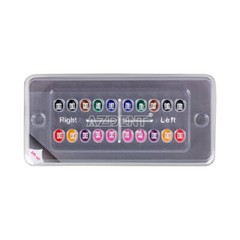 Dental Monocrystalline Sapphire Brackets Crystal Clear Mini Roth 022 Hooks 345
