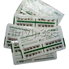 Dental Orthodontic Metal Bracket Brace Mini MBT/Roth Slot 022 Hooks 3-4-5 CE&FDA