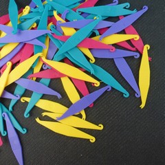 100XDental Orthodontic Elastic Placer Rubber Bands Extractor Ligature Ties Hooks