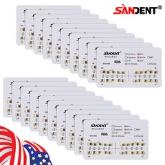 20 Packs Dental Orthodontic Metal Braces Brackets Mini Roth 022 Hooks 345 #2 FDA