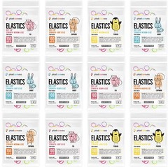 Assorted Colors Latex Elastic Rubber Bands for Orthodontic Dental Braces Teeth