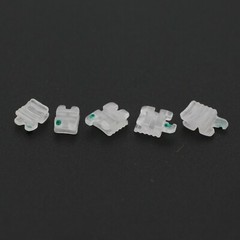 Orthodontic Aesthetic Bracket Ceramic Sapphire Clear Brace MBT 022 345W/H 5-5