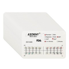 AZDENT Dental Orthodontic Brackets BracesMini Roth /Bonding Light Cure Adhesive