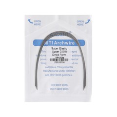 Dental Orthodontic Brackets Braces Metal +Arch Wire Super Elastic Niti 014Lower